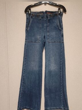 Pilcro Anthropologie Wide Leg Jeans Womens Size 27